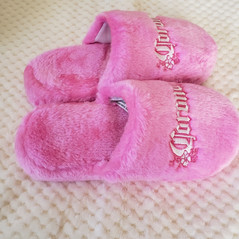 Corona Pink Fuzzy Slippers - Picture 3 of 4